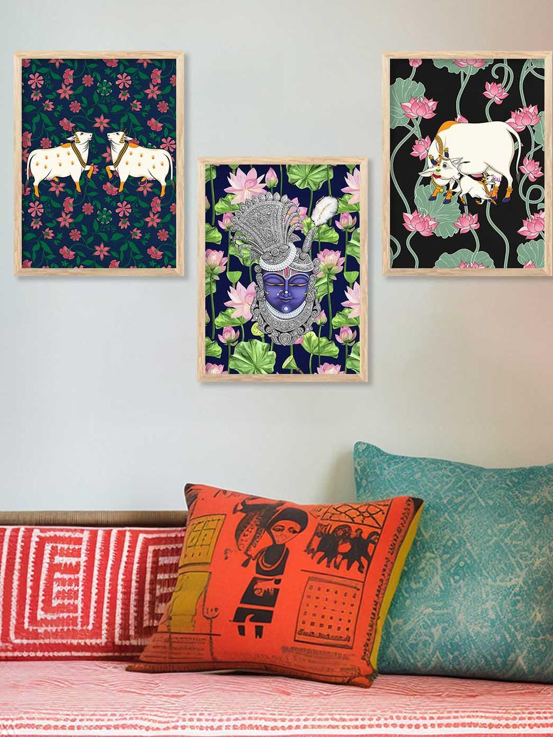 WALLLANE 3 Piece Wall Paintings