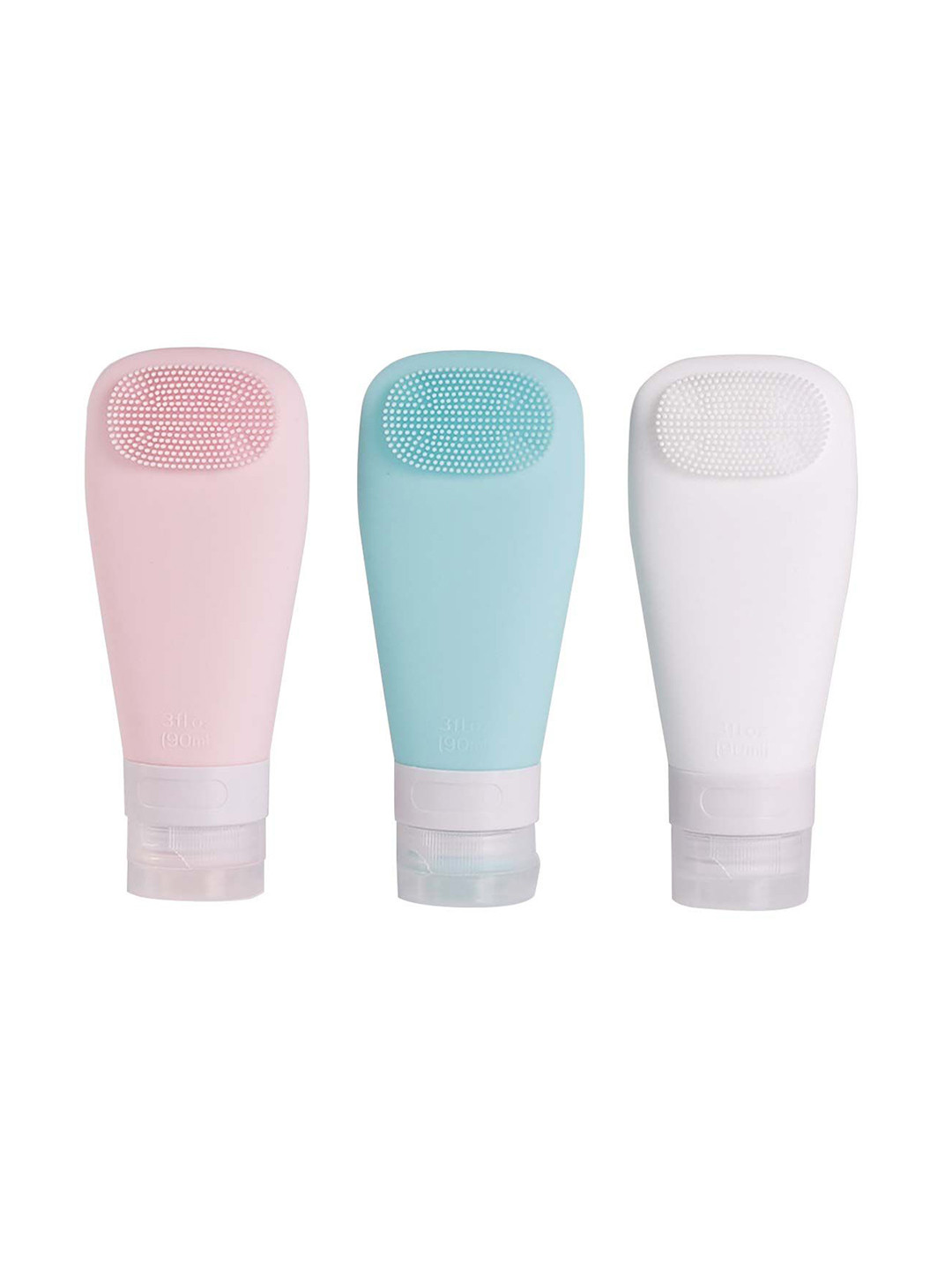 Gustave 3 Pieces Compact Silicone Squeezable Travel Bottles Travel Accessory 90ML