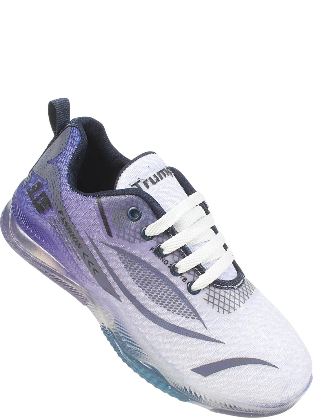 Trump Kids Printed Trekking Purple Shoes