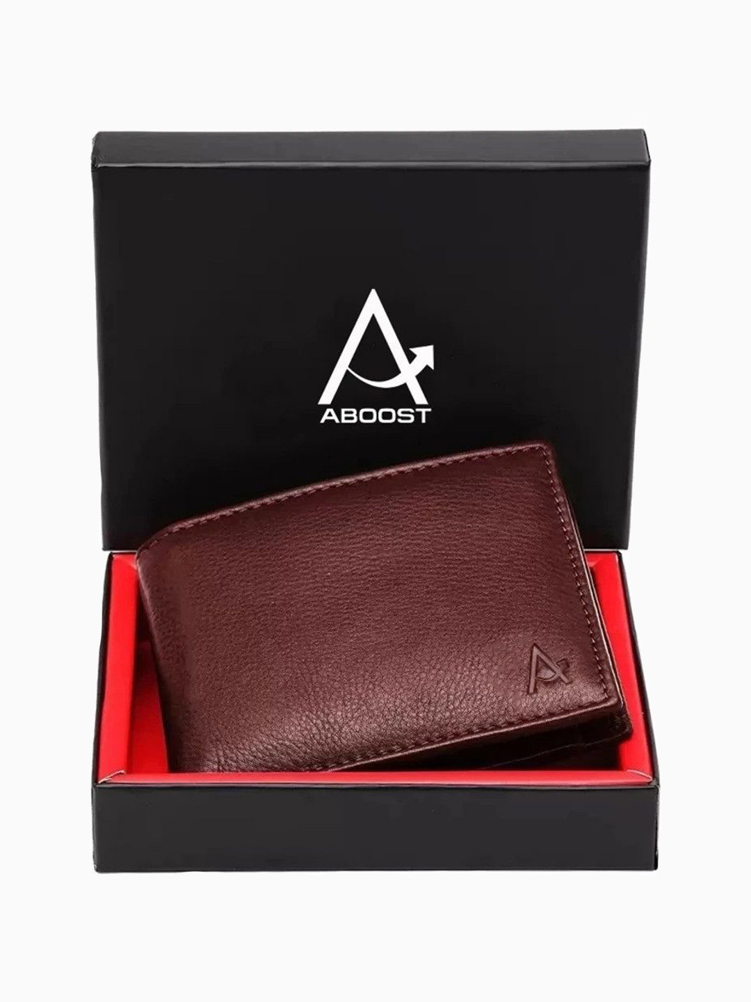 ABOOST Men RFID Protected Genuine Leather Card Holder