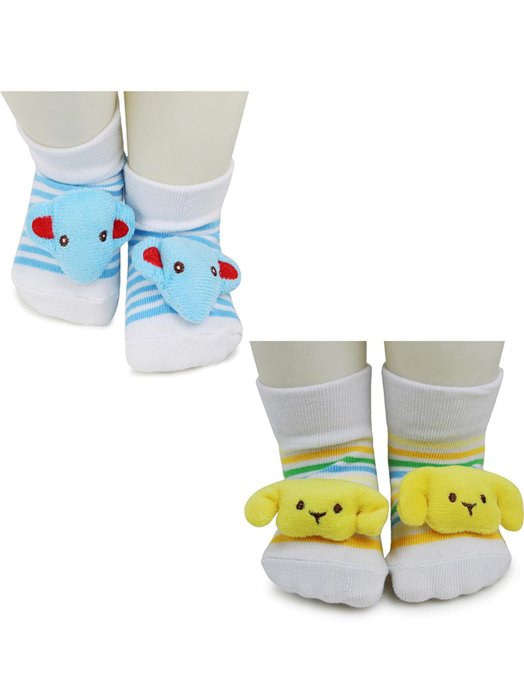 NESKA MODA 2 pair Blue Ankle Length Socks