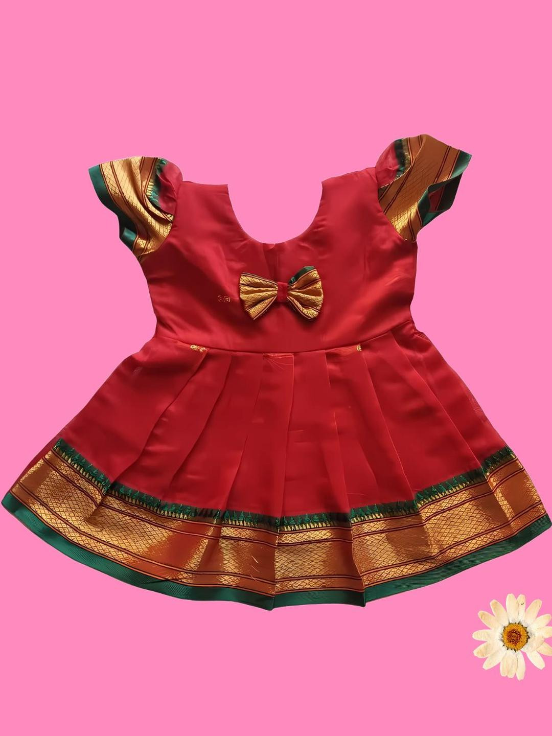 Mom and Me Red Cotton Dresses