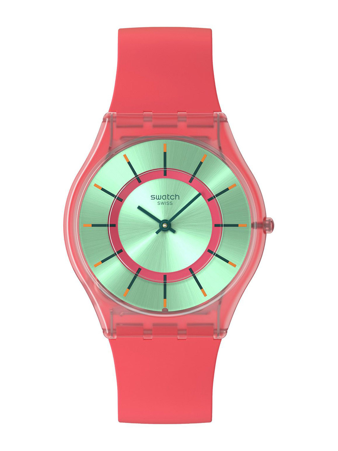 Swatch Unisex Silicon Analogue Watch SS08P111