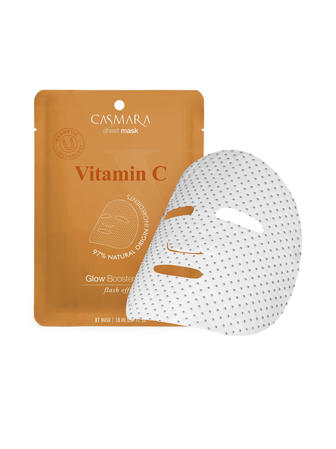 CASMARA Glow Booster 10 Uses Sheet Mask-18 ml