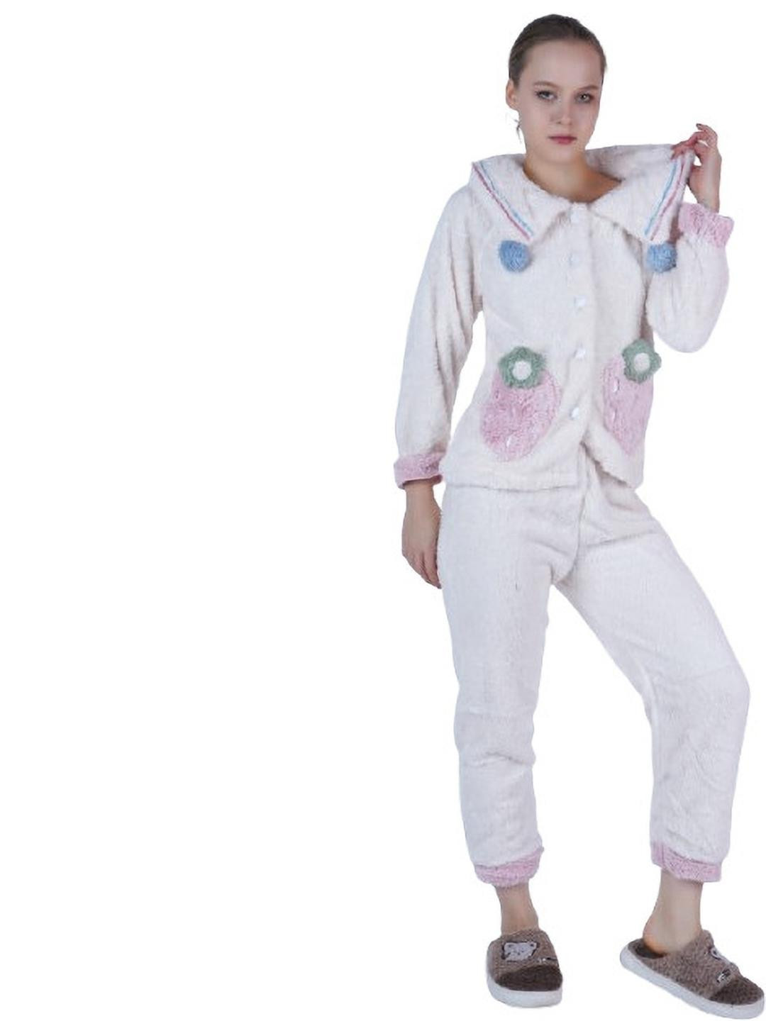 Kwikk Kids Girls White Cotton Blend Clothing Set for Daily Wear