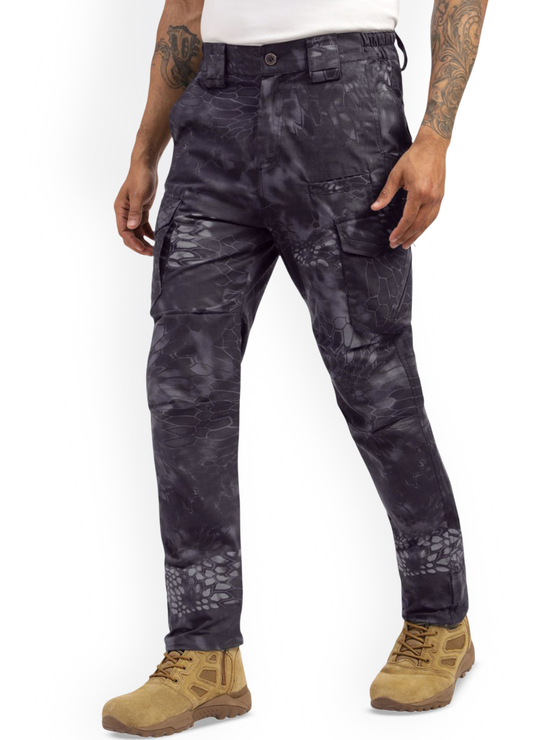 MOUNTMILLER Men Camouflage Printed Regular Trousers