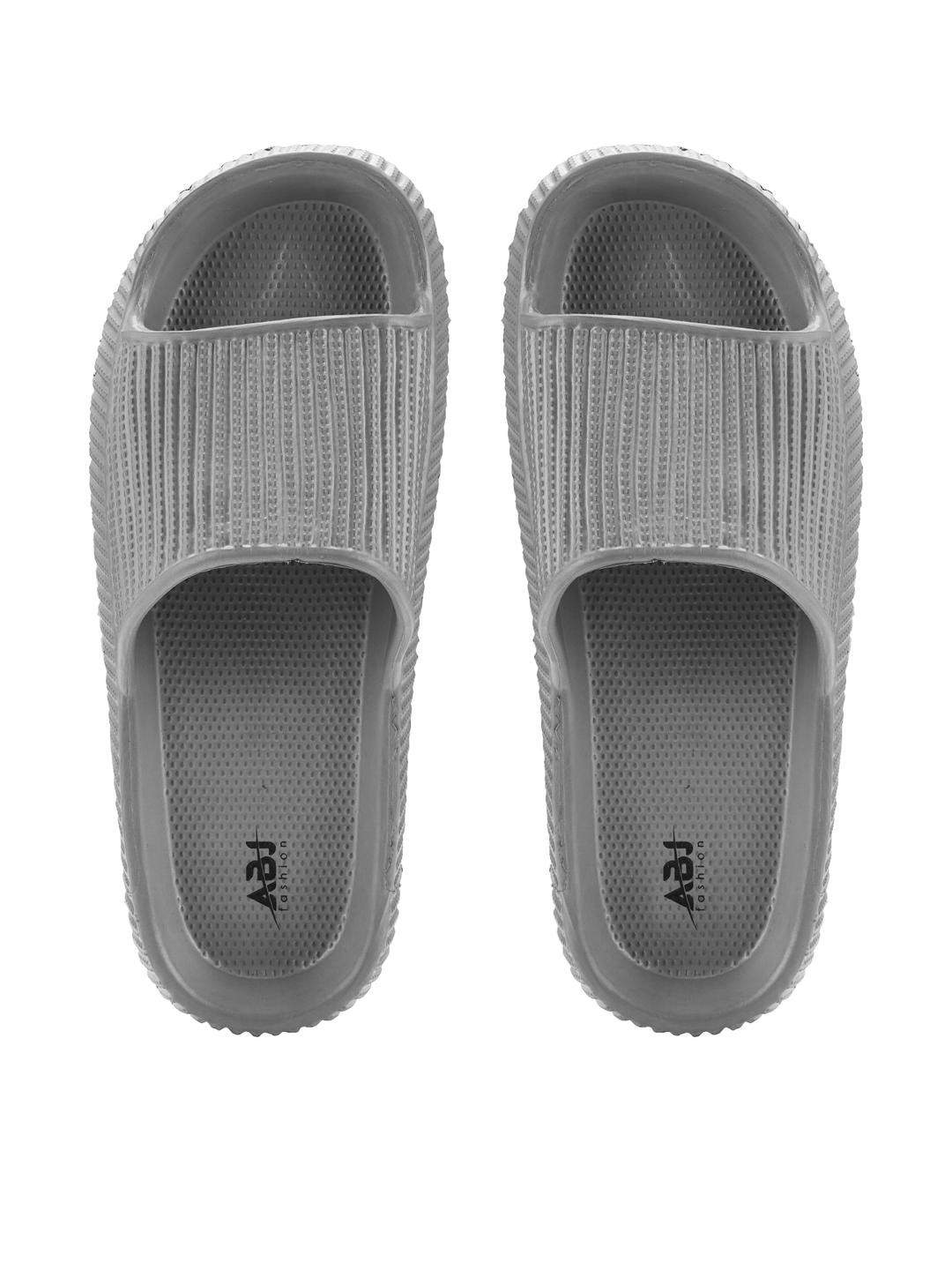 ABJ Fashion Men Textured Slip-On Flip Flops