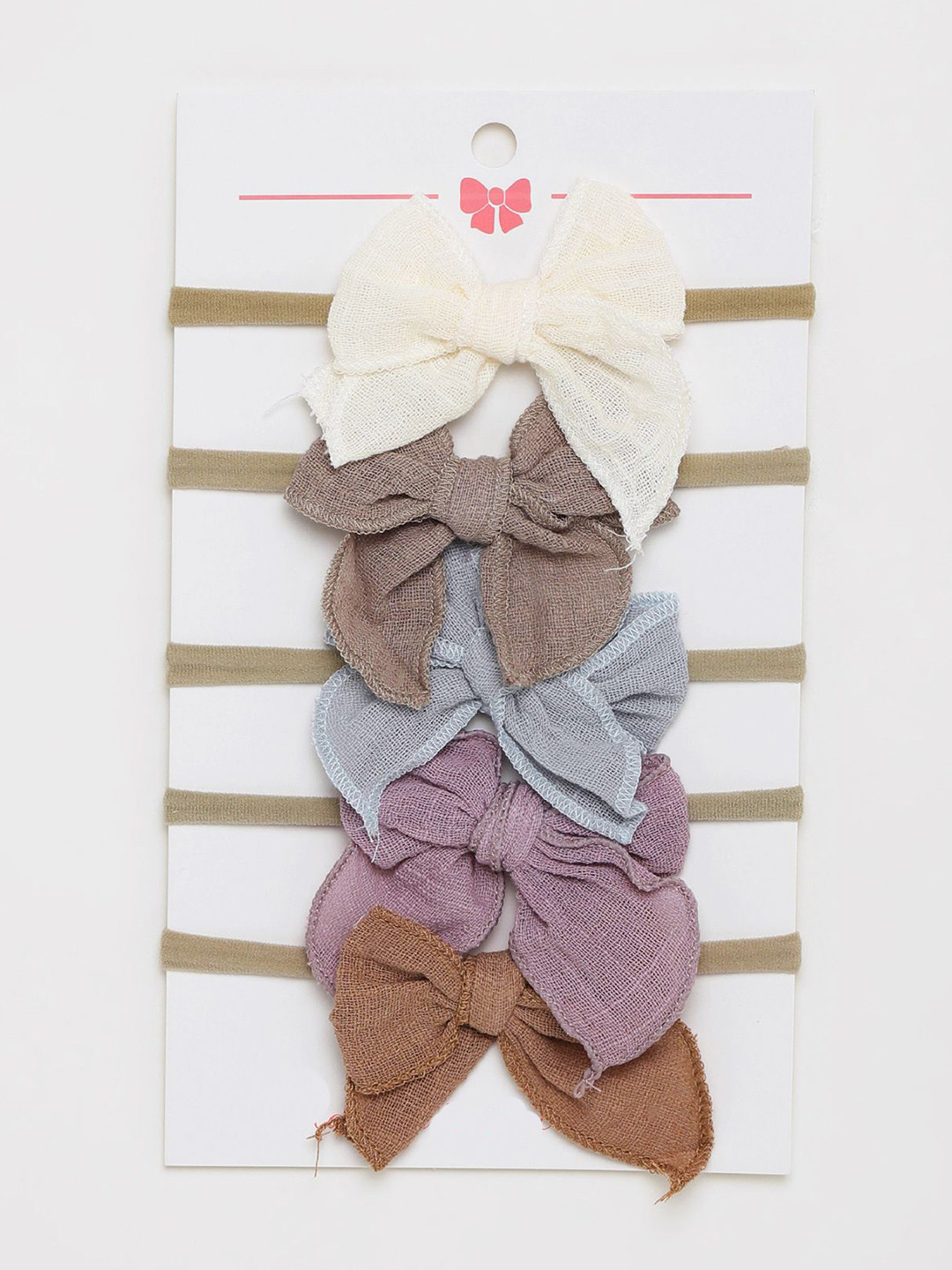 Biglilpeople Infants Girls Set of 5 Bandana Headband