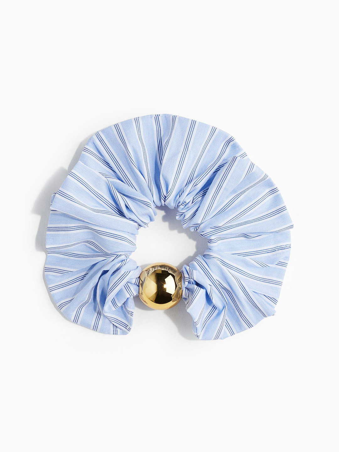H&M Bead-Detail Satin Scrunchie