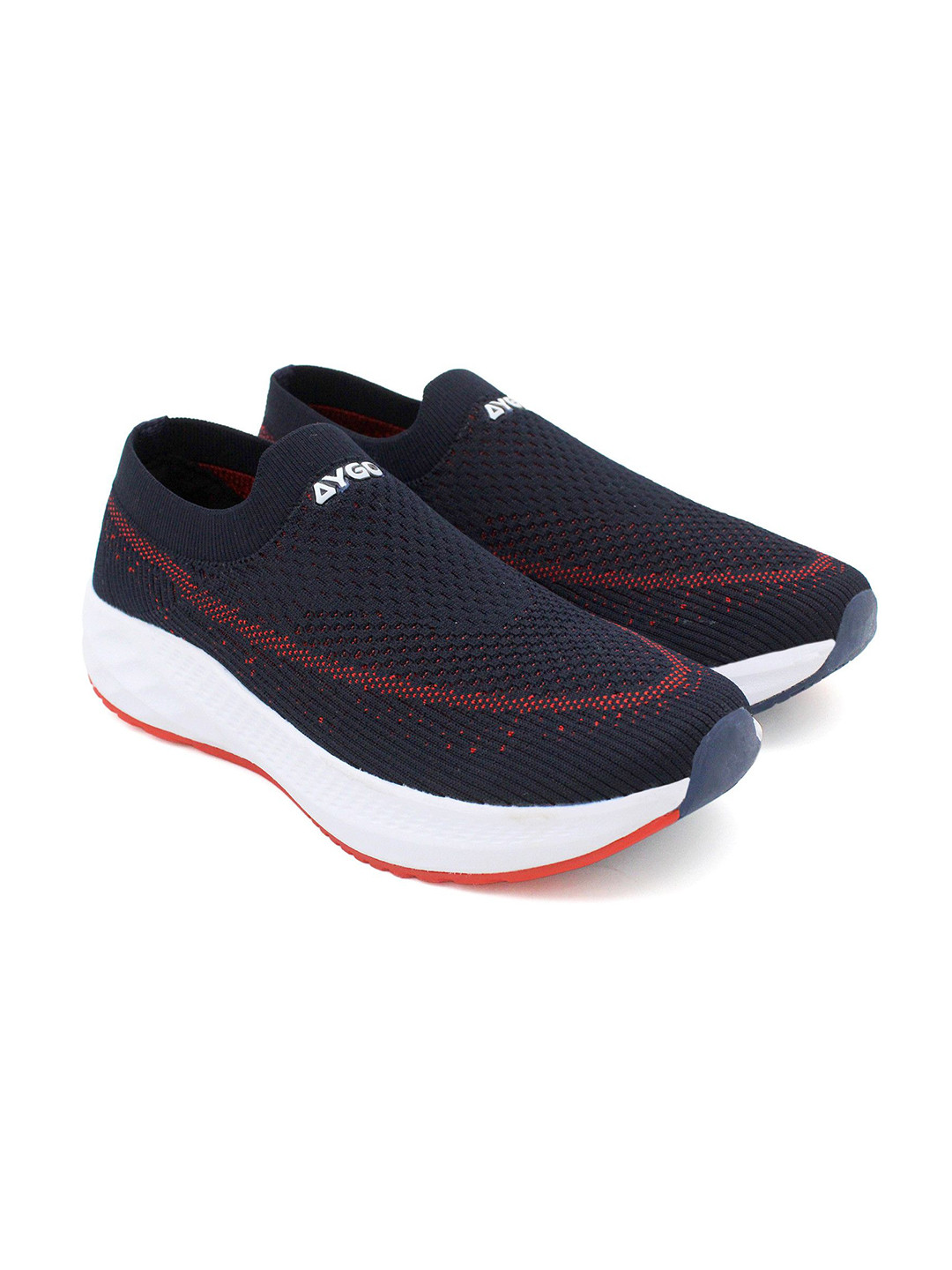 AYGO Men Mesh Walking Non-Marking Sports Shoes