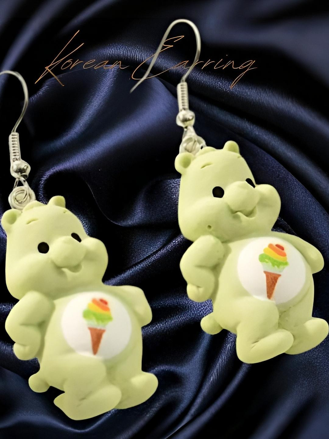 AKISON JEWELS Teddy Drop Earrings