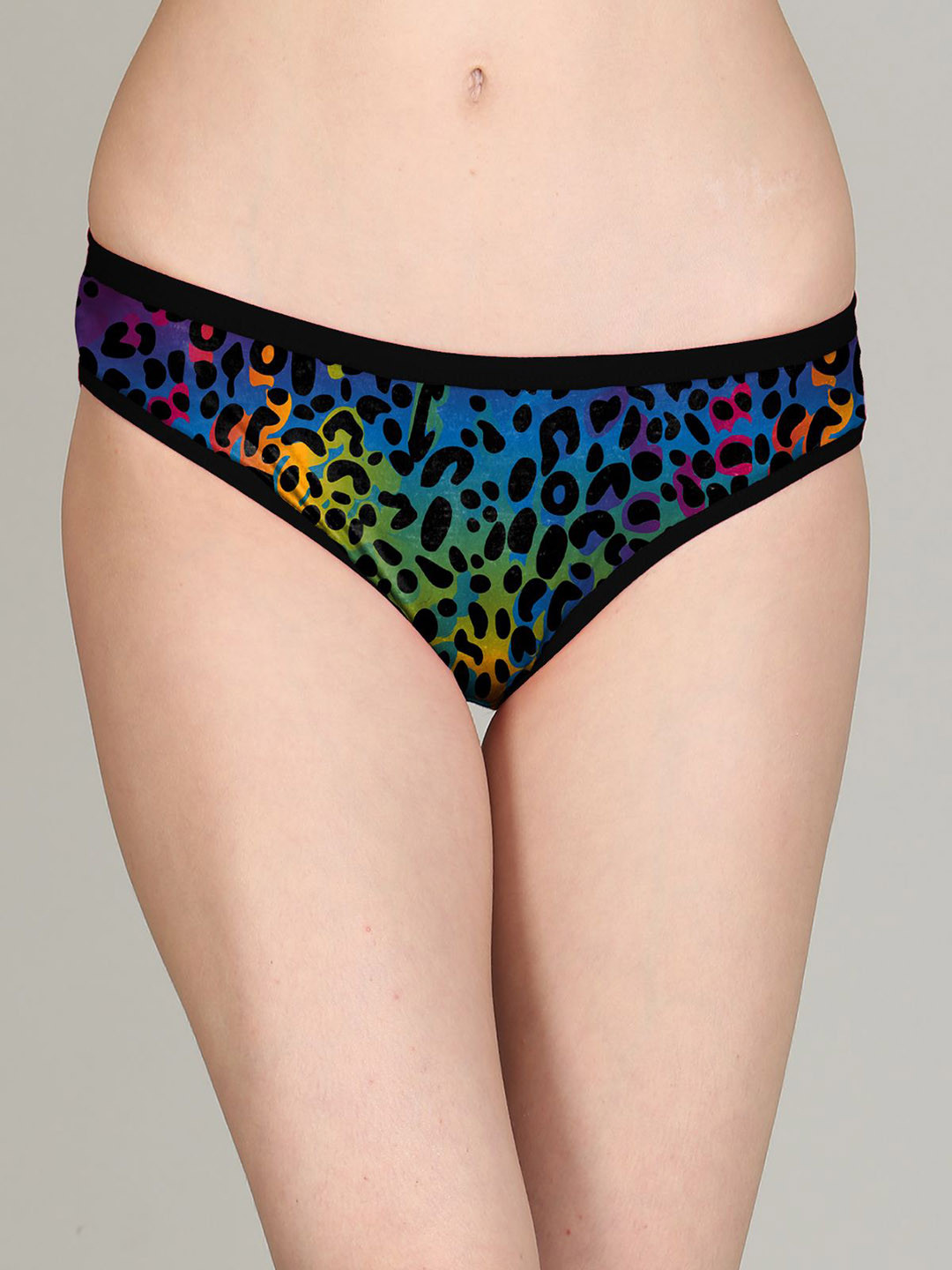 Lola Dola Animal Printed Mid-Rise Hipster Brief Panty