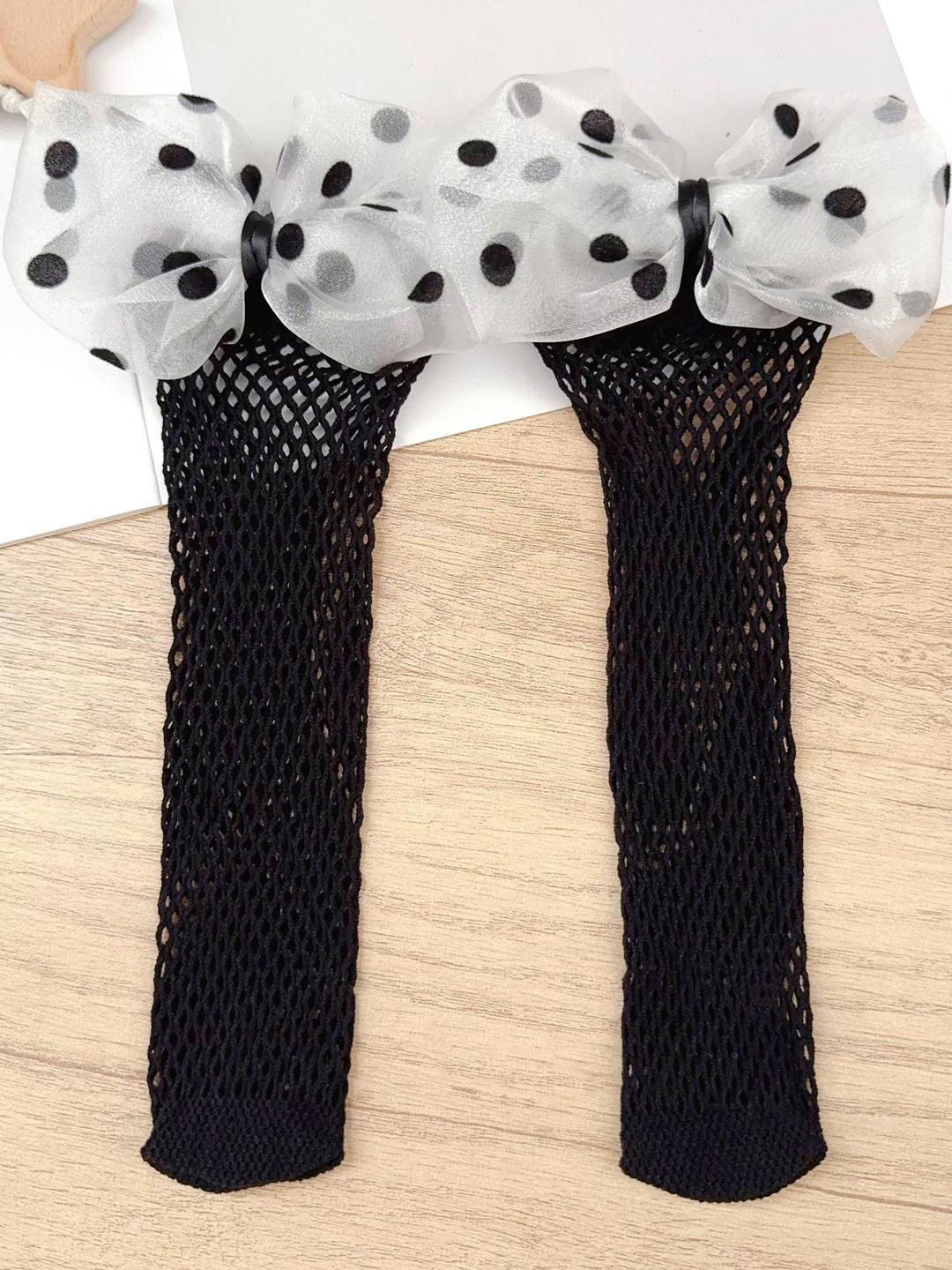 KIDOfash Black Cotton Socks