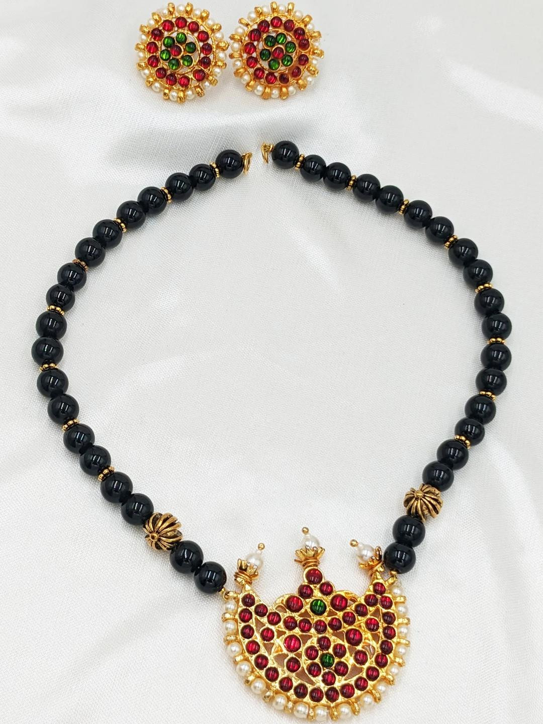VEDAJ Gold-Plated Brass Jewellery Set