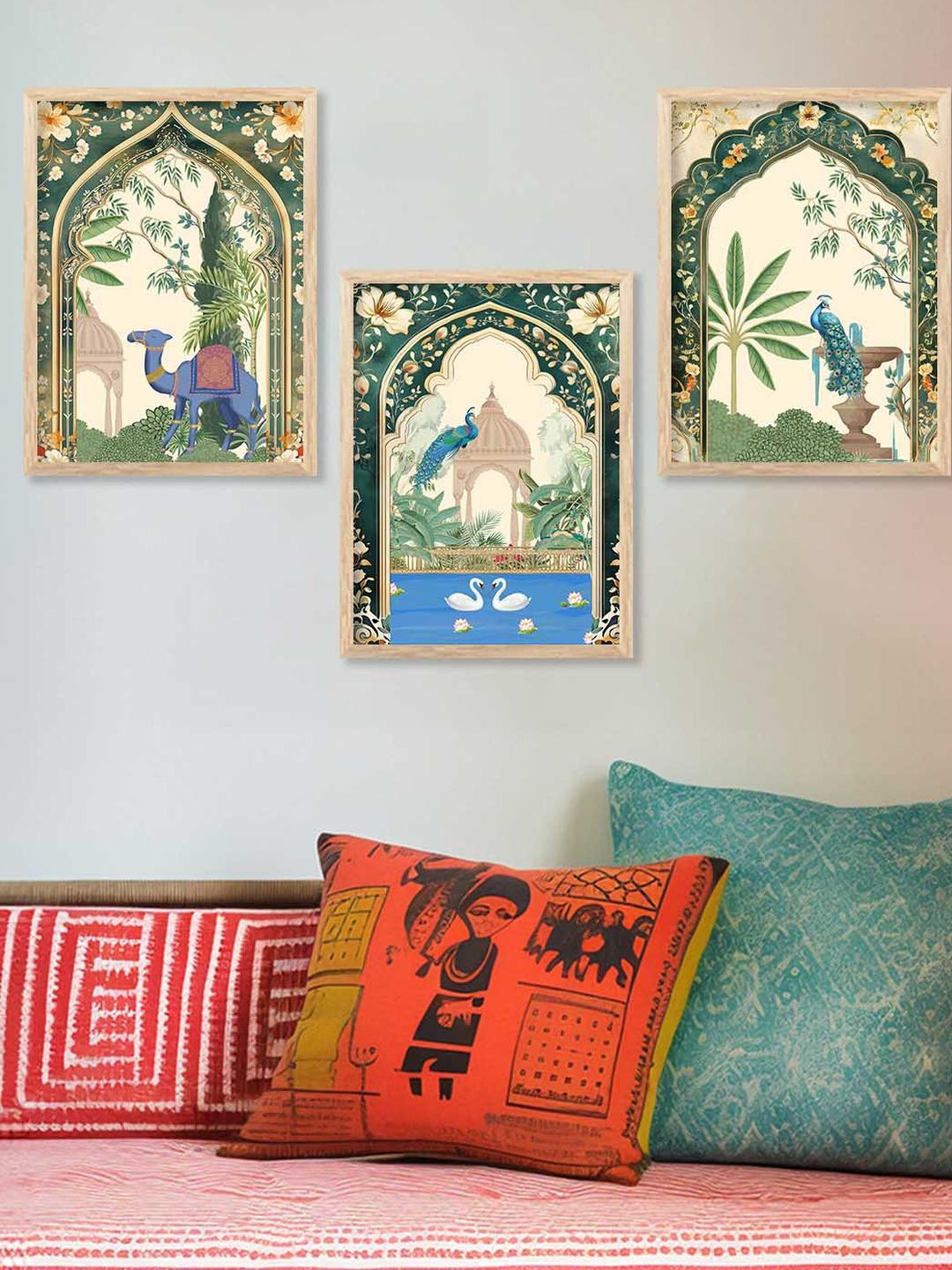 WALLLANE Birds and Animals Wood Wall Art