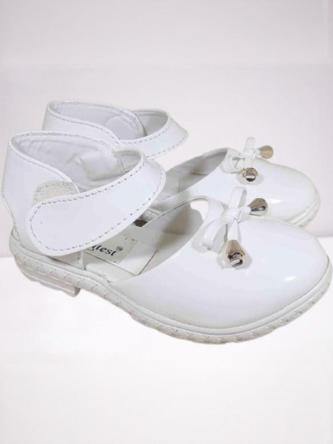 NEW LATEST Girls White Velcro Strap Closure Sandals
