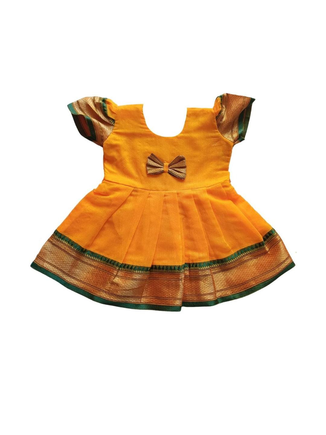 Mom and Me Yellow Cotton Dresses