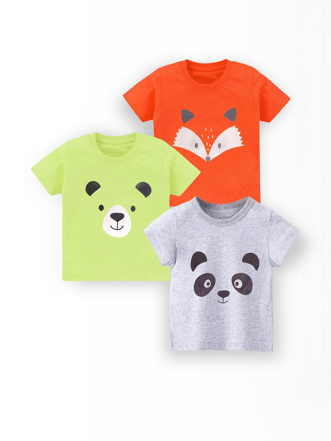 Hexacraft Kids 3 Printed Cotton Half Sleeve T-shirt