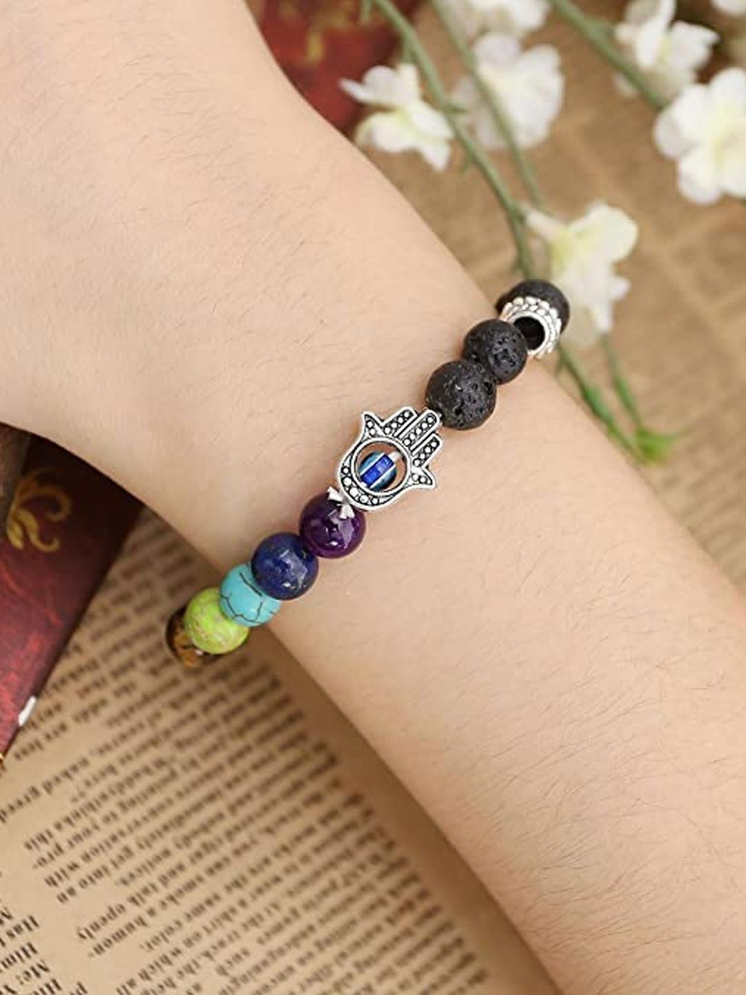 19TH JULY JEWELS Unisex Beads Slip -On Bracelet