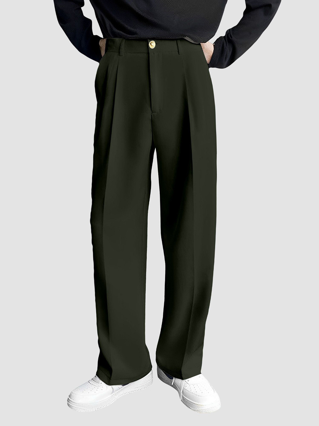 FTX Men Relaxed Pleated Korean Trouser