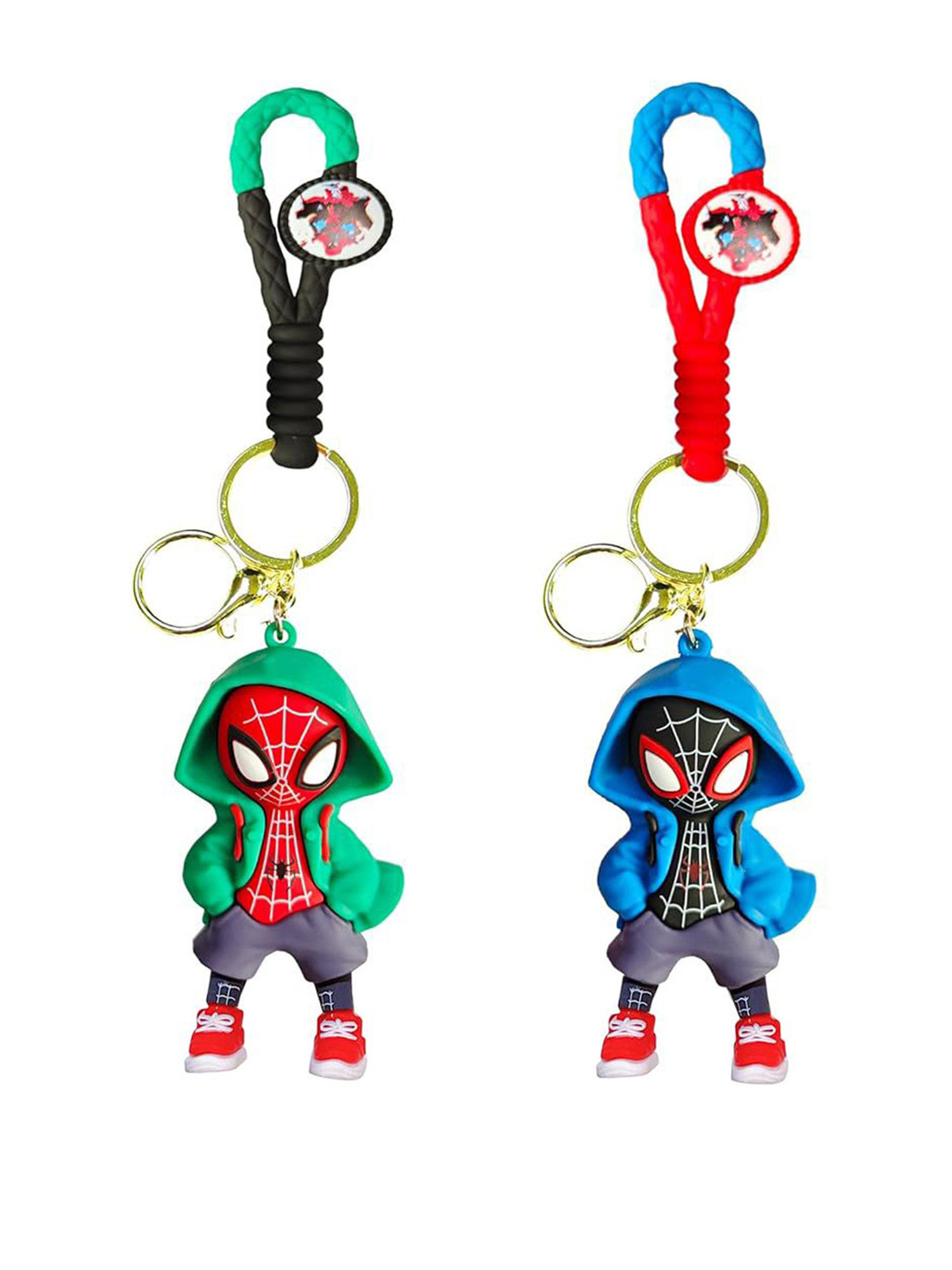 Gustave Kids Set Of 2 Spider Man Keychains