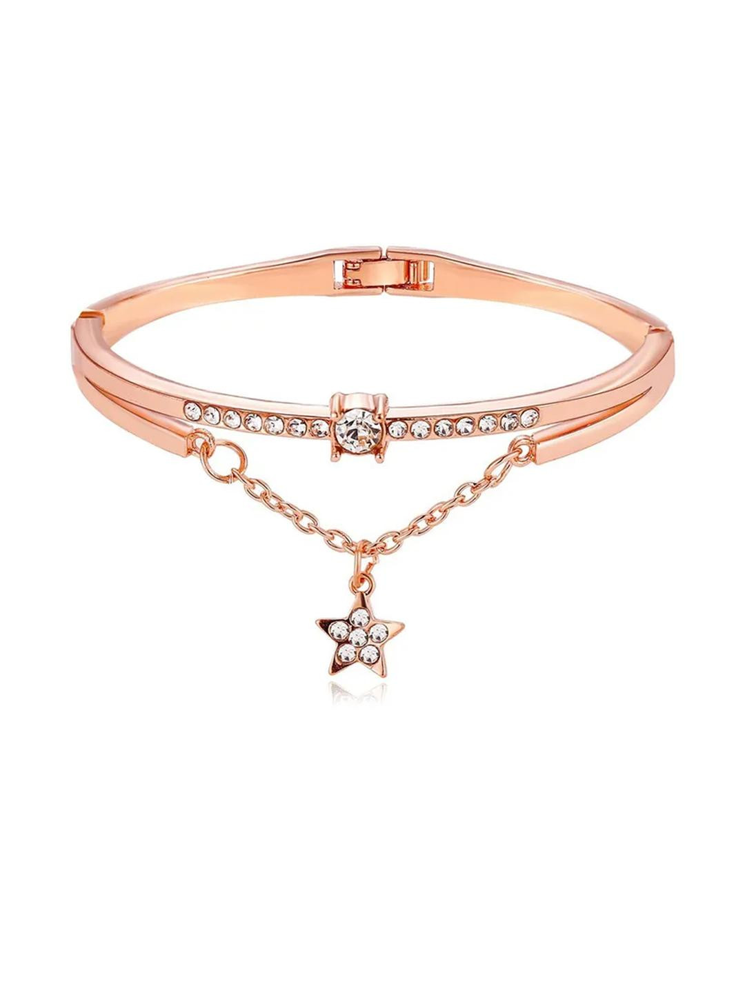 PIXFLIK Women Titanium Kada Bracelet