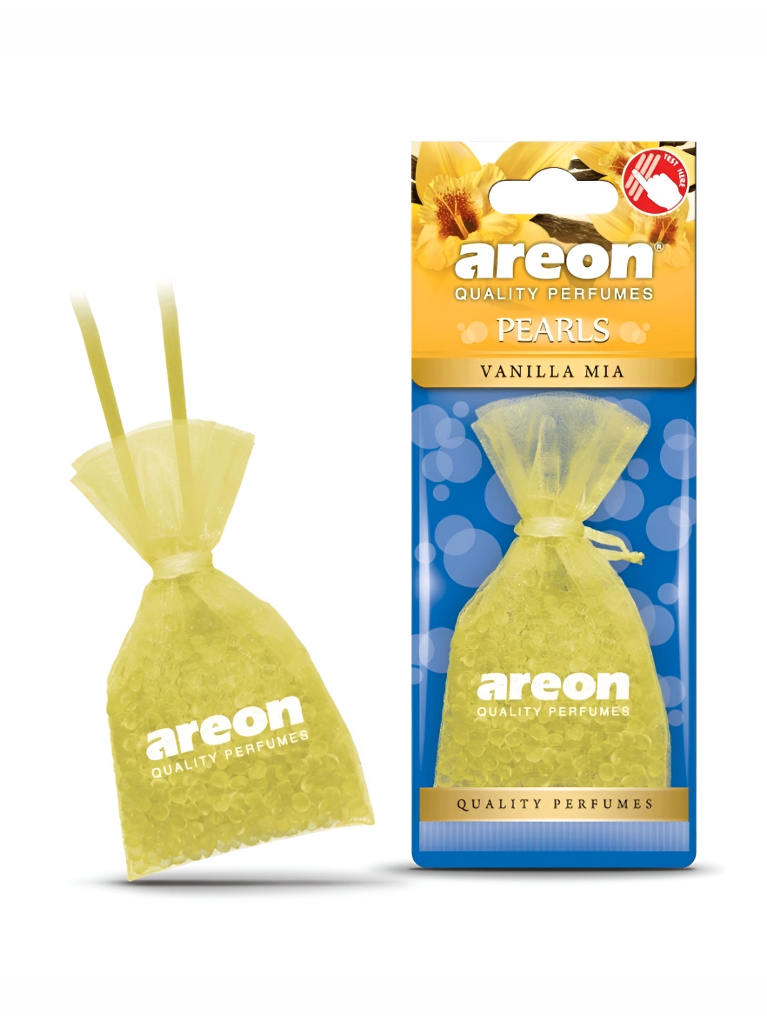 AREON Pearls Vanilla Mia Car Air Freshener- 0.025ml