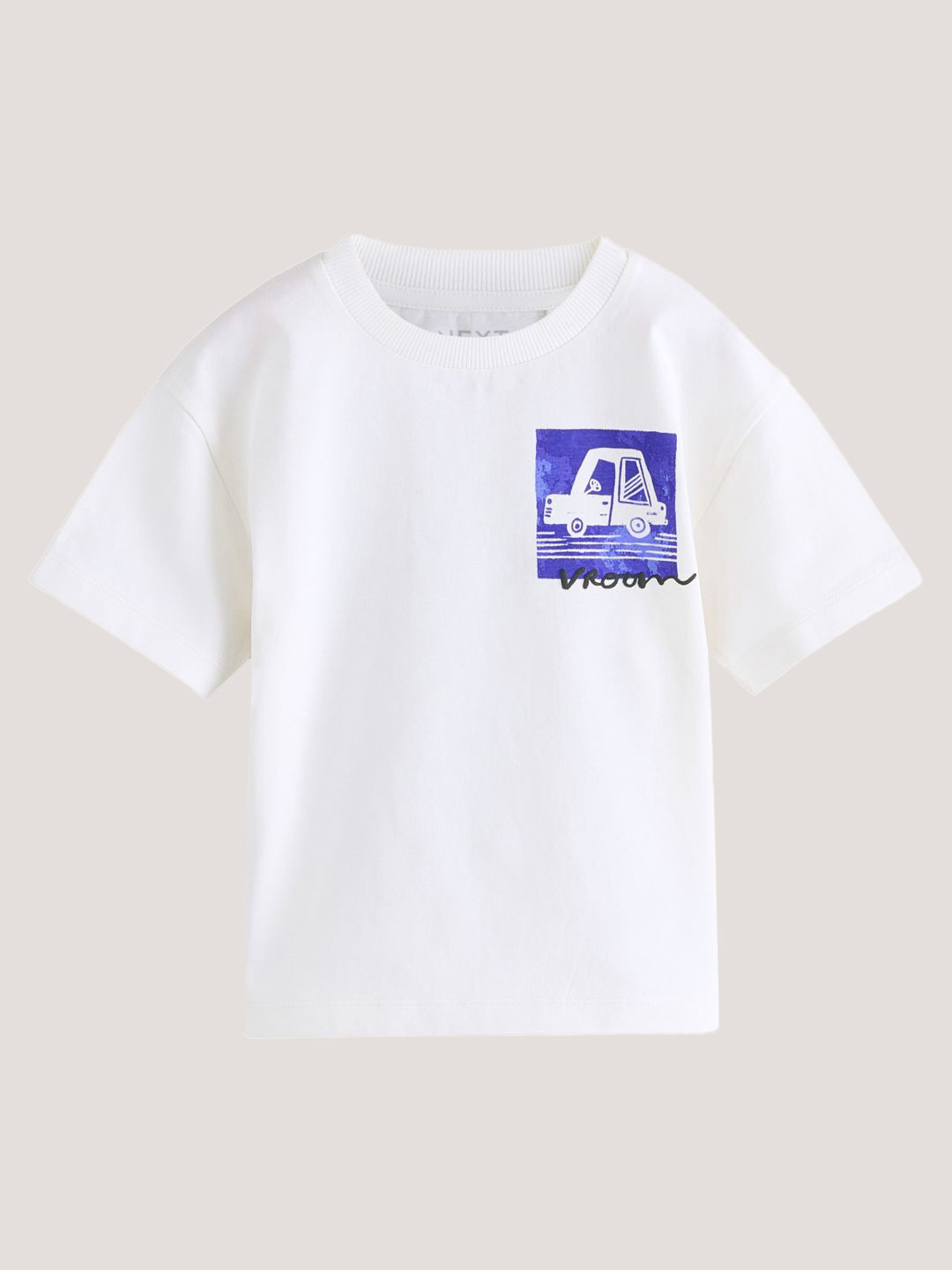 NEXT Boys Relaxed Fit Conversational Print Pure Cotton T-Shirt
