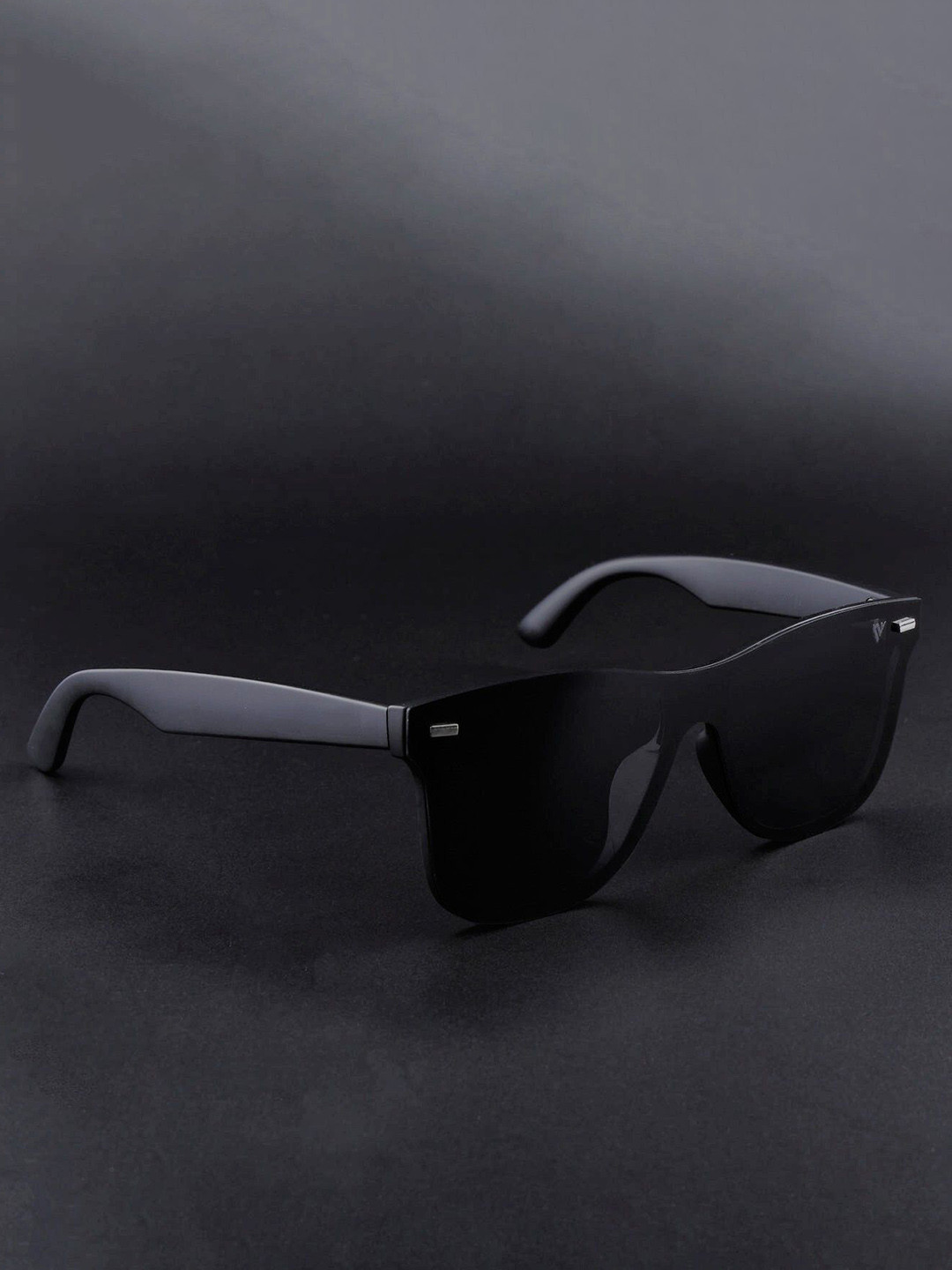 Eyedens Unisex Square Sunglasses  Wayf_Rimles_F-Blk