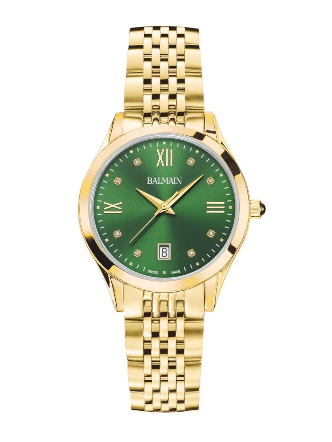 Balmain lady Women Dial & Stainless Steel Bracelet Style Straps Analogue Watch B43103175