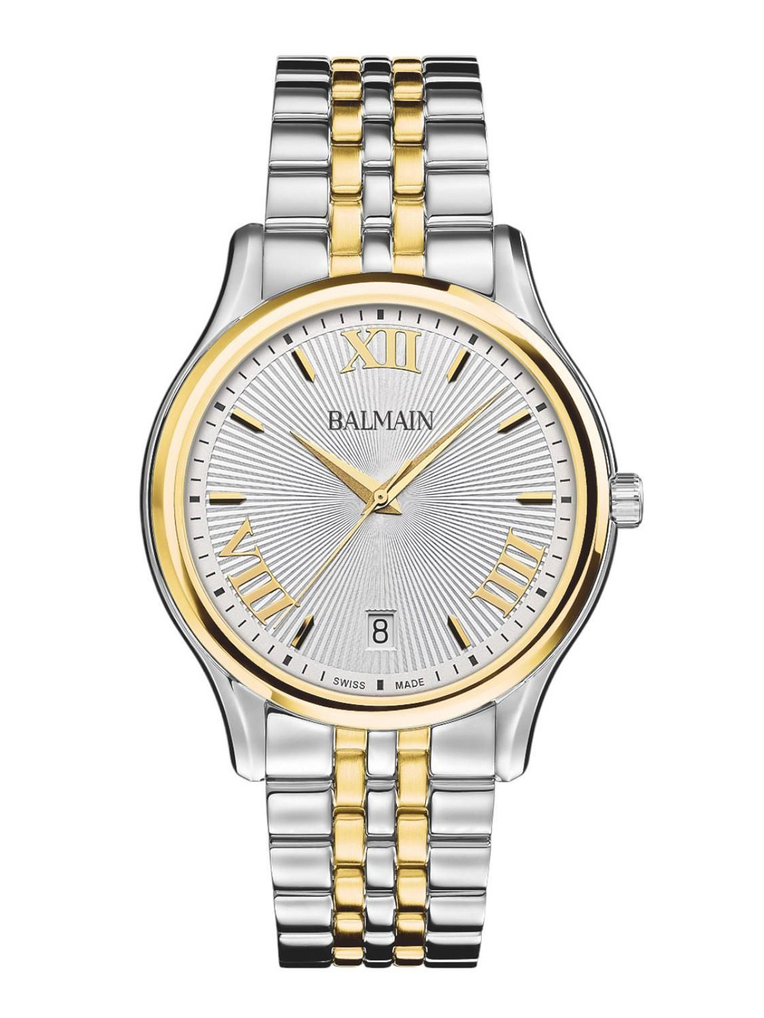 Balmain Men Dial & Stainless Steel Bracelet Style Straps Analogue Watch B13423921