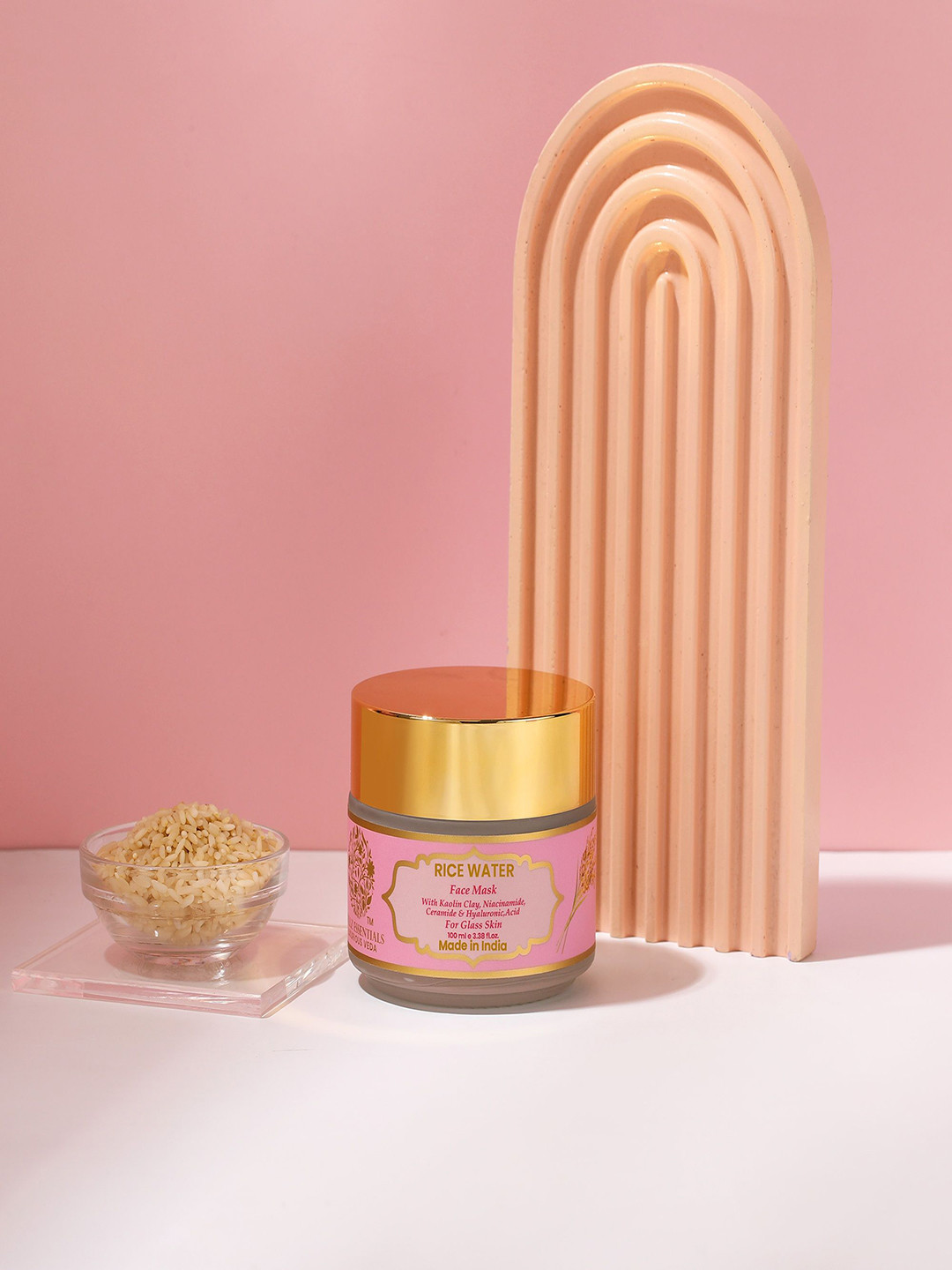 RYLLZ ESSENTIALS Rice Water Face Mask With Kaolin Clay & Niacinamide - 100 ml