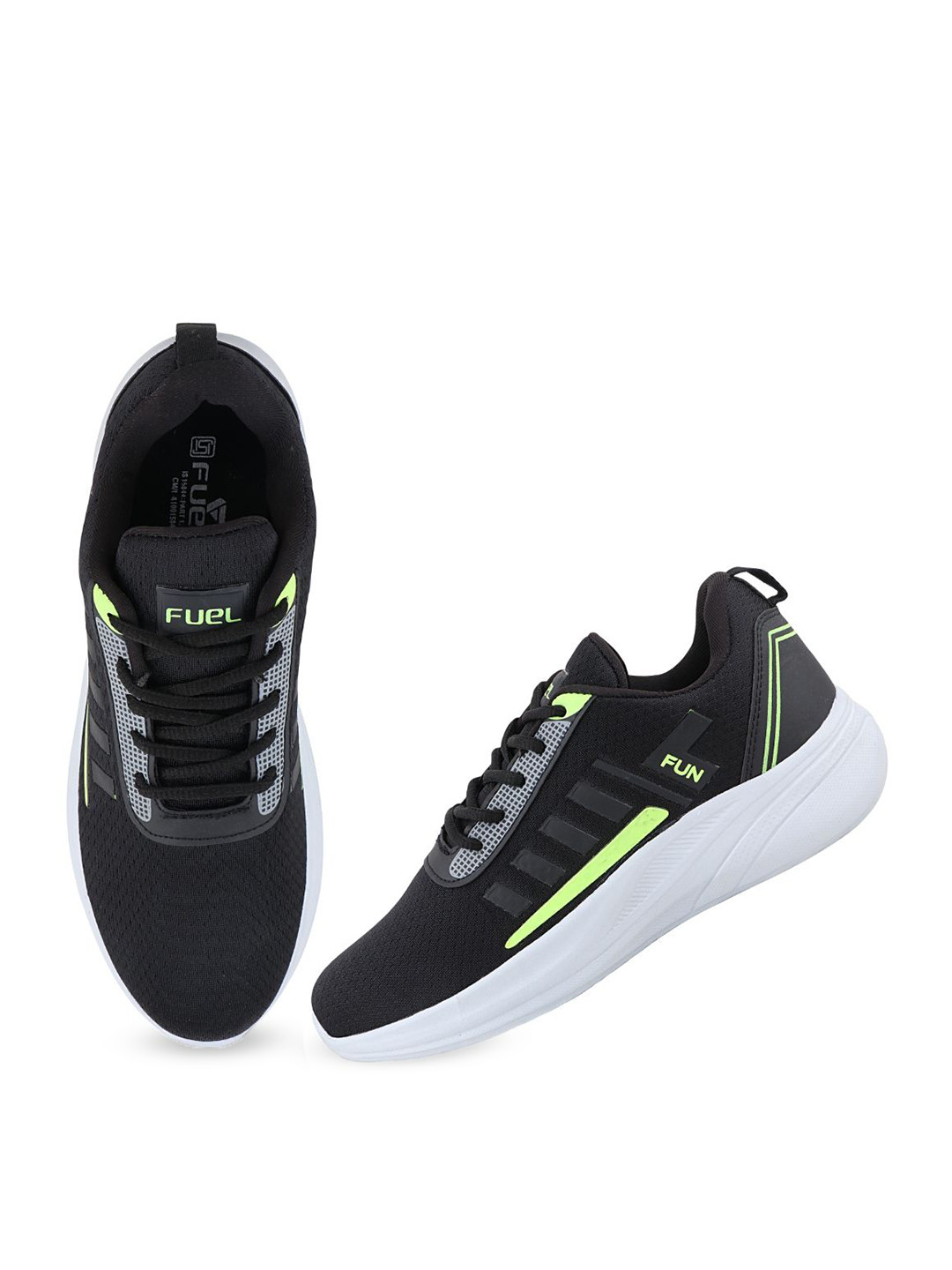 FUEL Men Non-Marking Lace-Ups Running Shoes