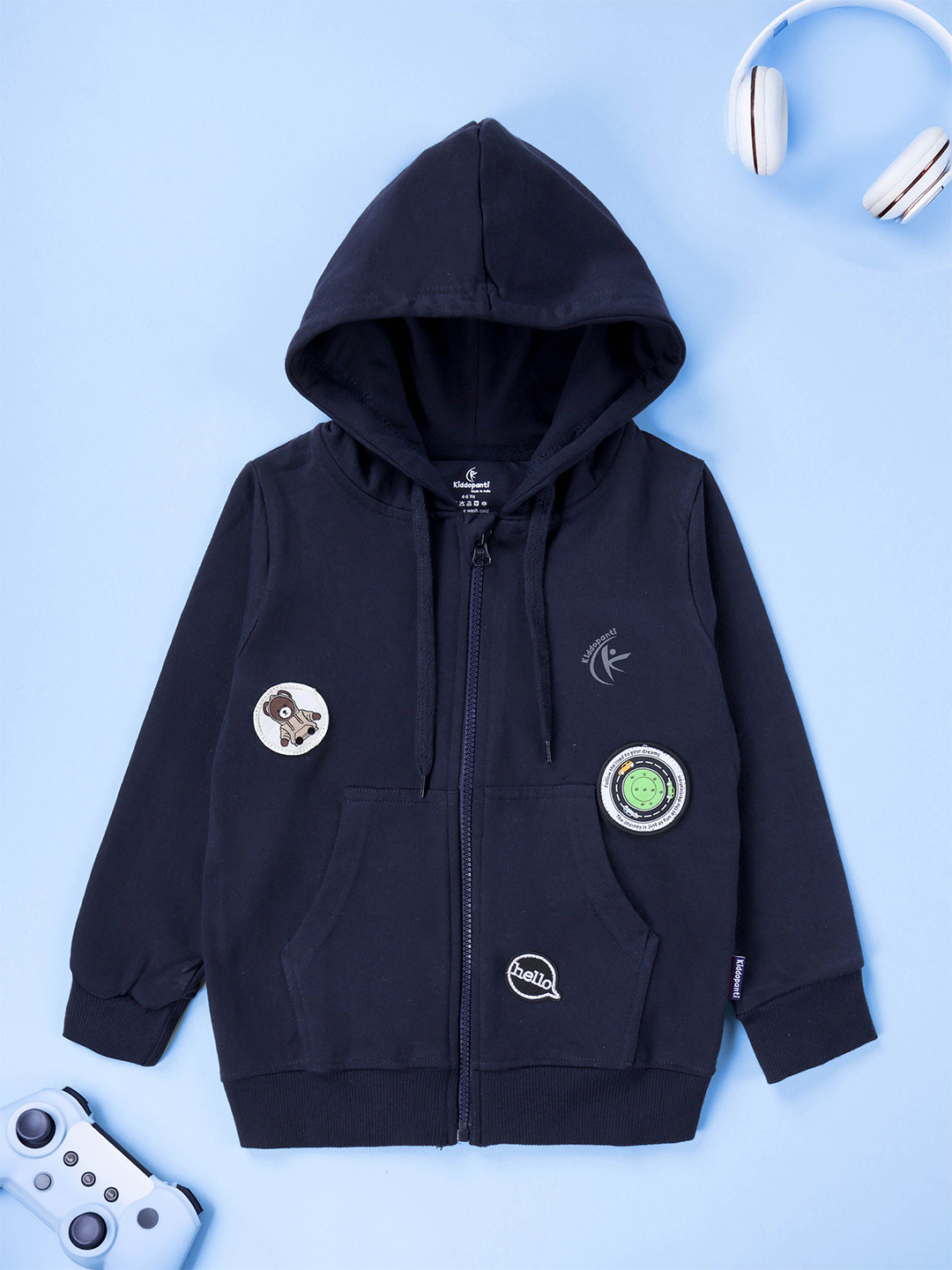 KiddoPanti Boys Hooded Sweatshirt