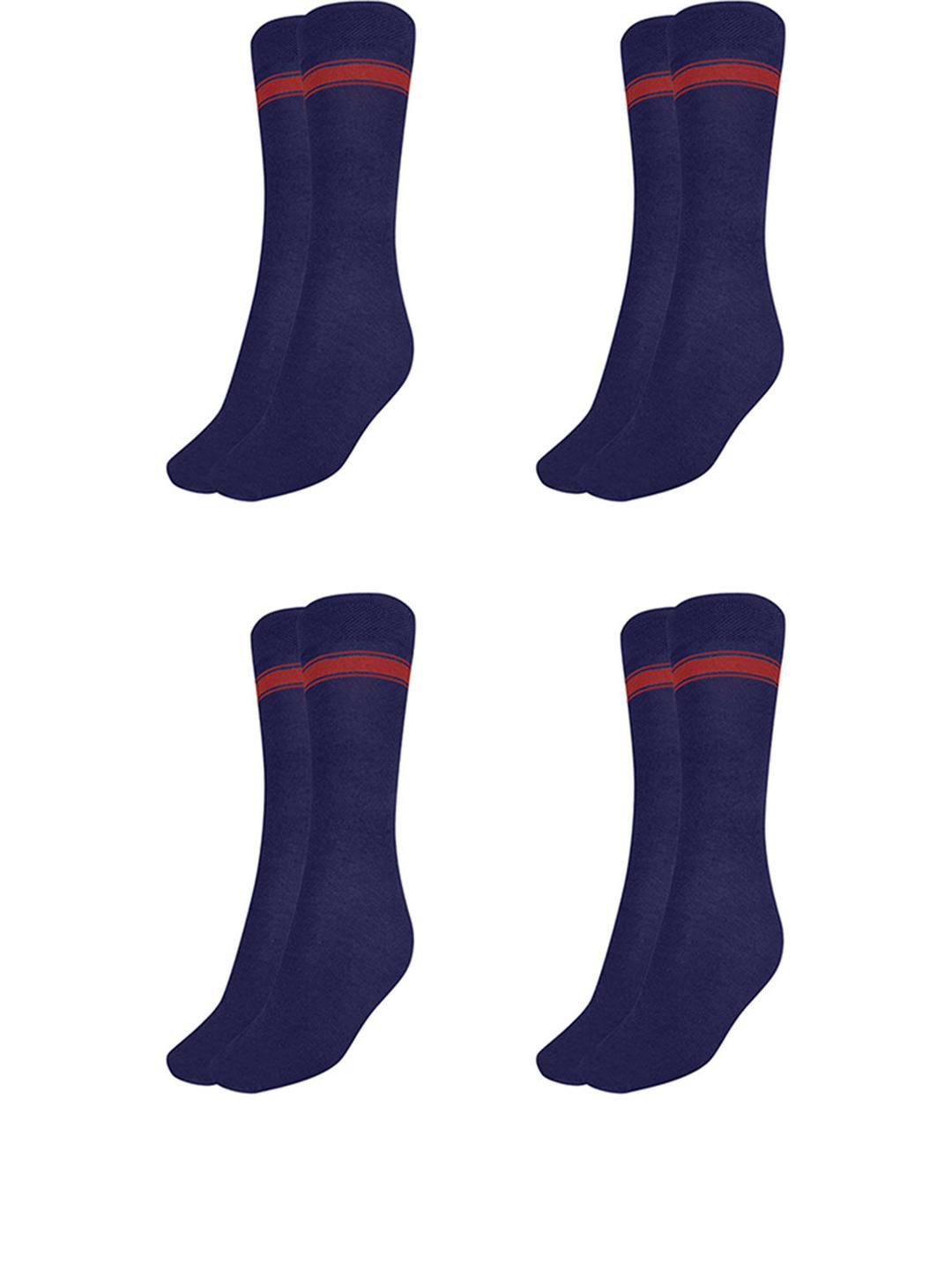 MUKHAKSH Blue Cotton Socks