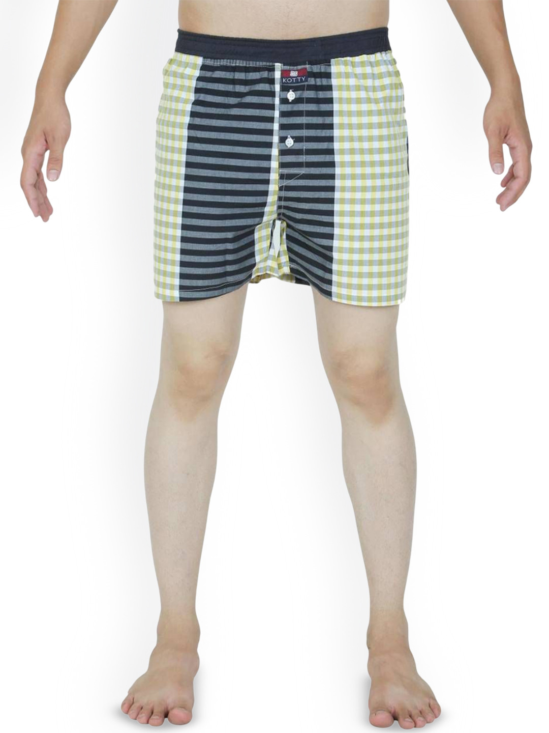 Stylecast X Kotty Men Checked Mid-Rise Boxer SCKKTTNEWBOXER36L