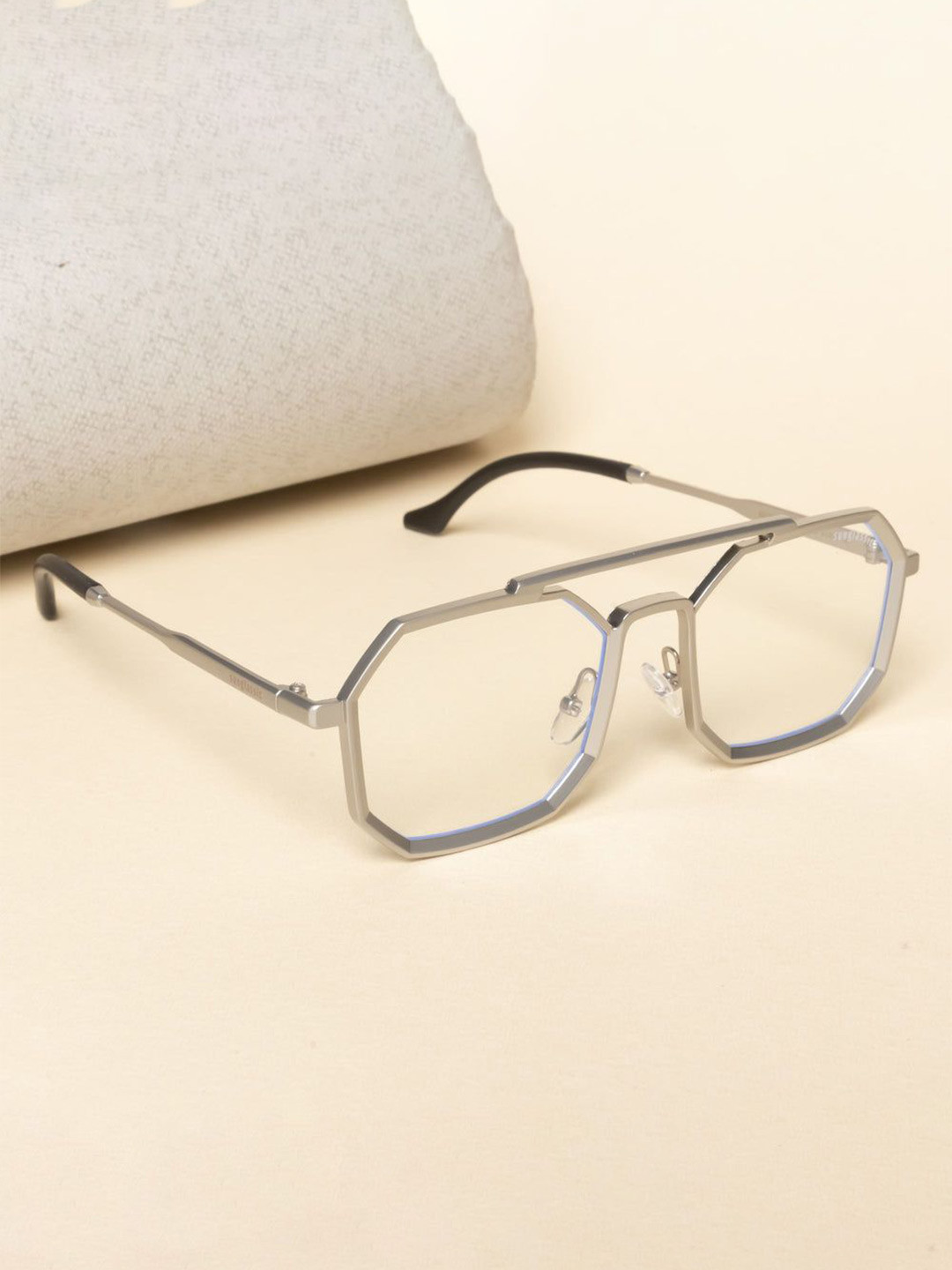 LIAN NUR Unisex Full Rim Aviator Frames