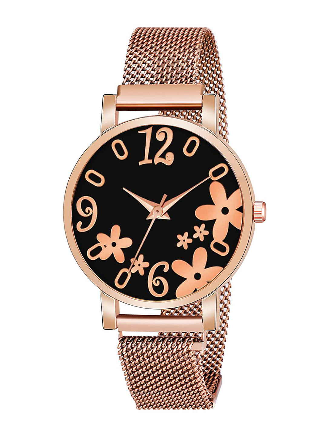 CSAMON Women Dial & Straps Watch C36RG R3BLK RG M