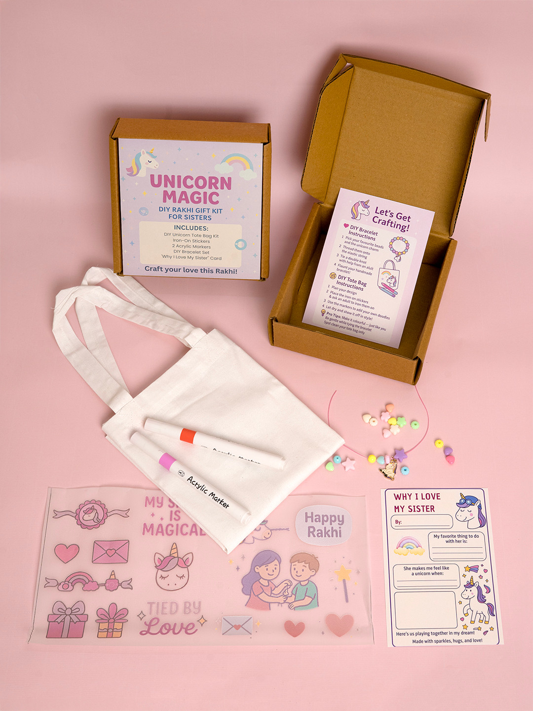 Arendelle DIY Raksha Bandhan Gift Box Unicorn Magic Edition