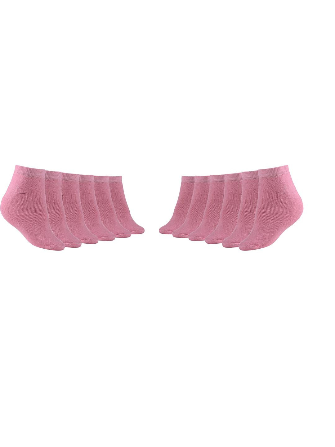 MUKHAKSH Pink Cotton Socks