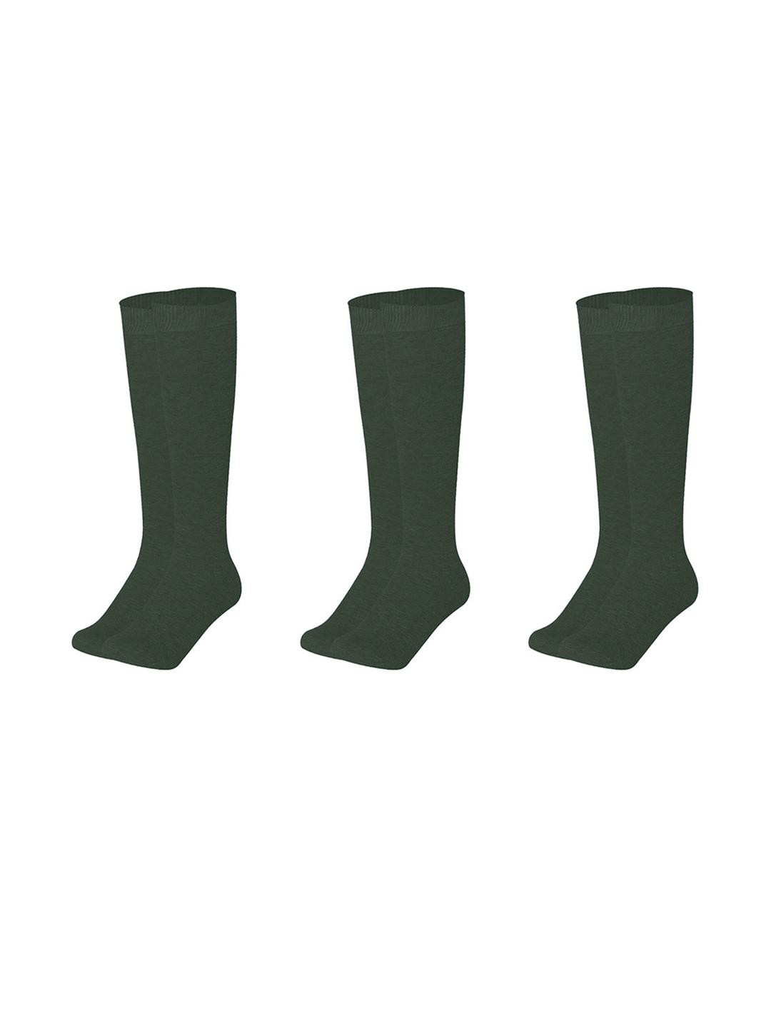 MUKHAKSH Green Cotton Socks