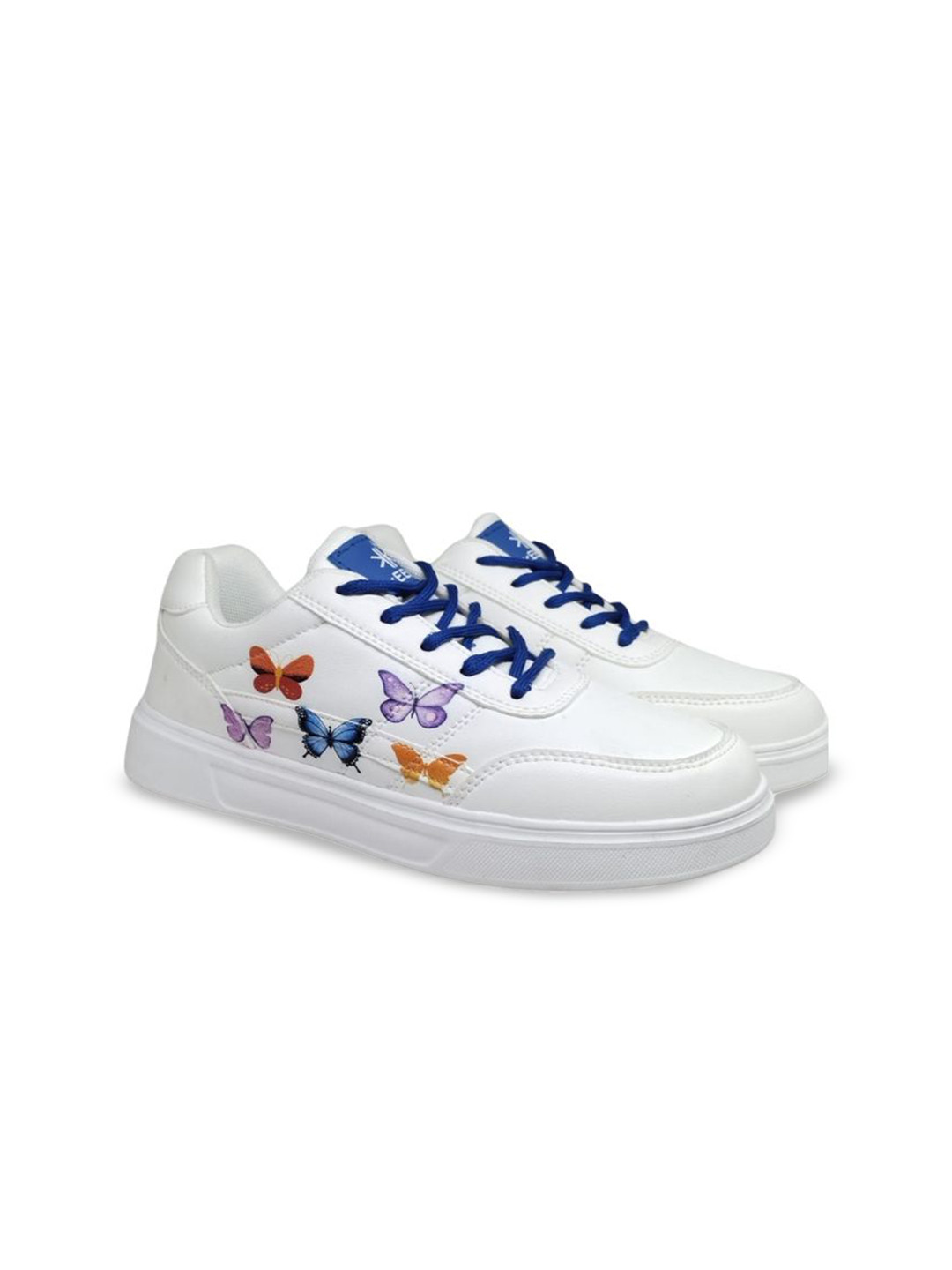 keekz Women Printed Laced-Up Sneakers Casual Shoes