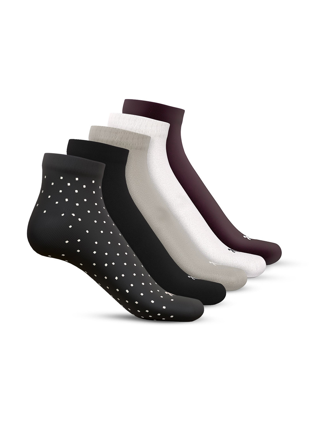 TalkingSox Unisex Pack Of 5 Pair Ankle-Length Socks