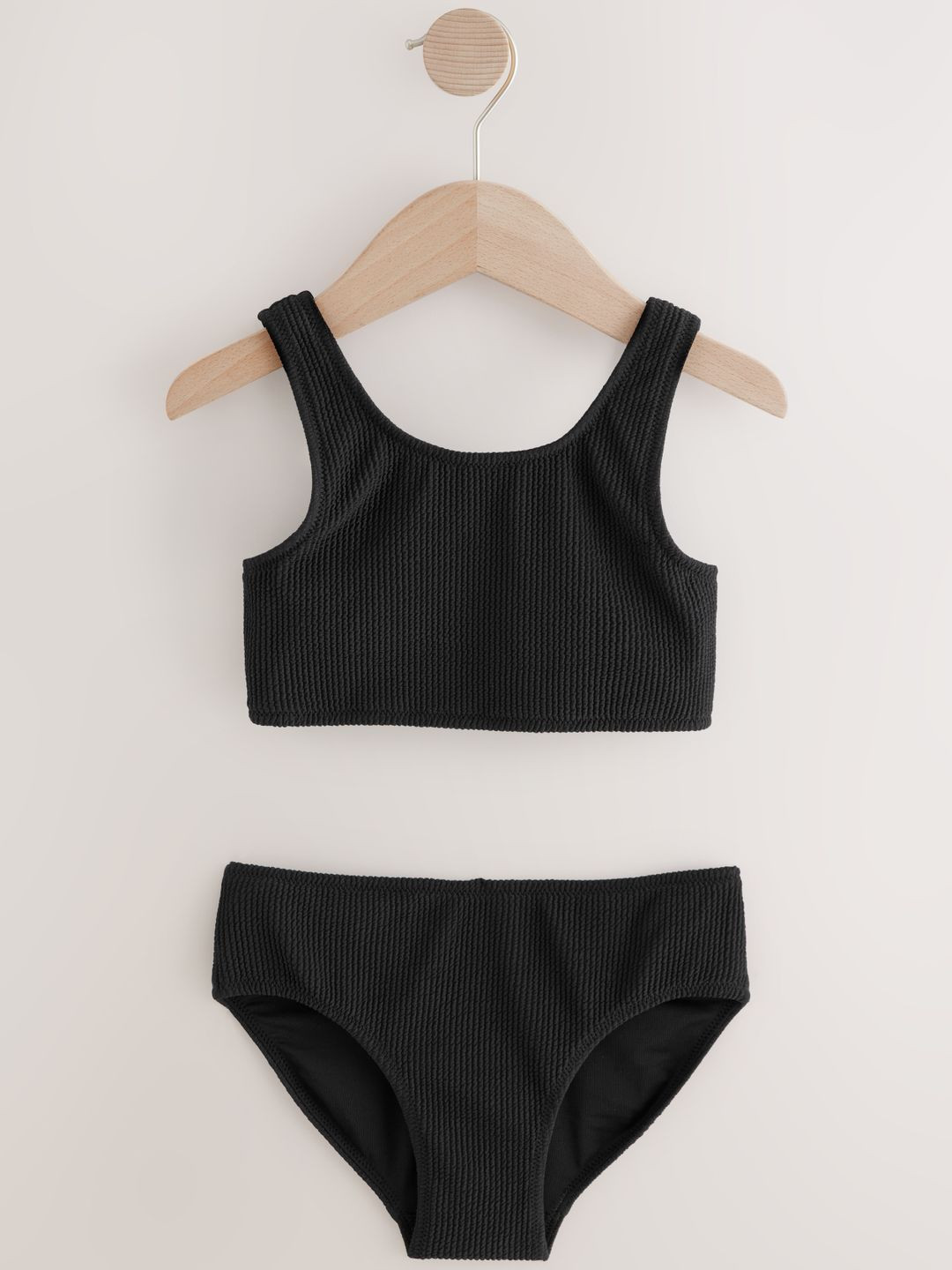 NEXT Girls Striped Textured Swim Bikini Set