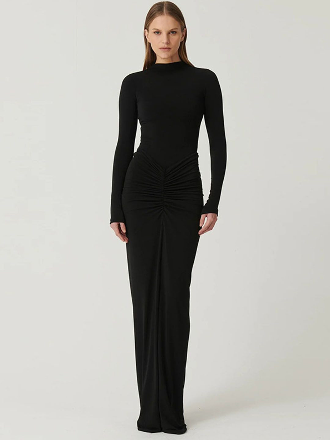 StyleCast High Neck  Bodycon Maxi Dress