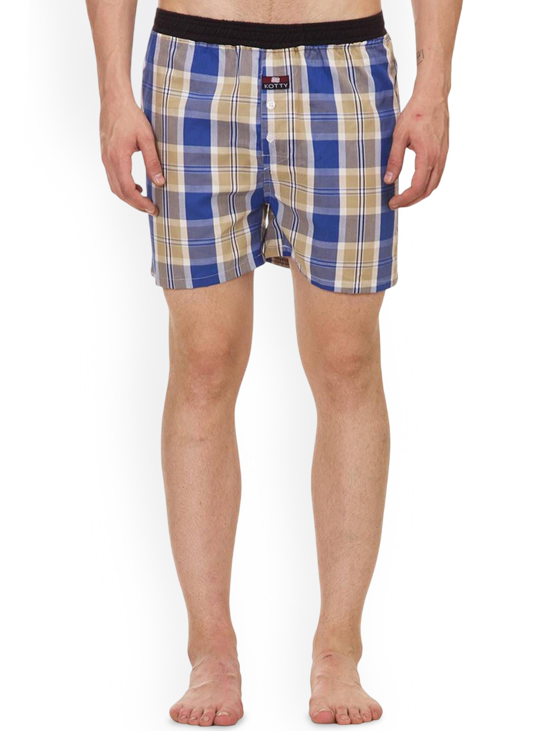 Stylecast X Kotty Men Checked Mid-Rise Boxer SCKKTTNEWBOXER20S
