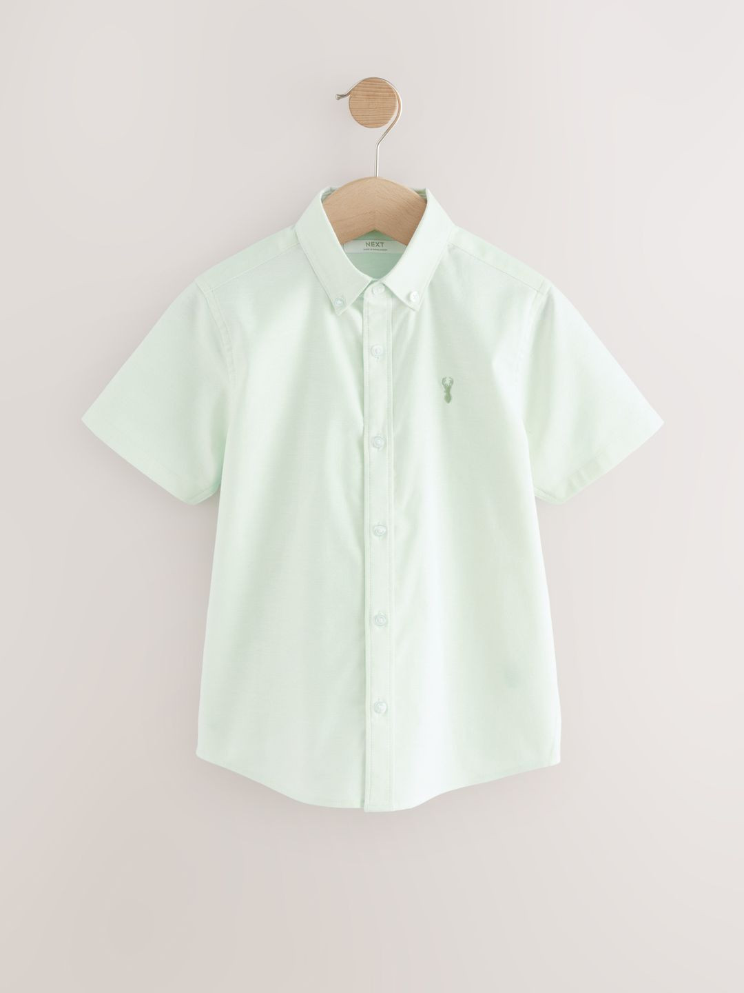 NEXT Boys Solid Button-Down Collar Shirt