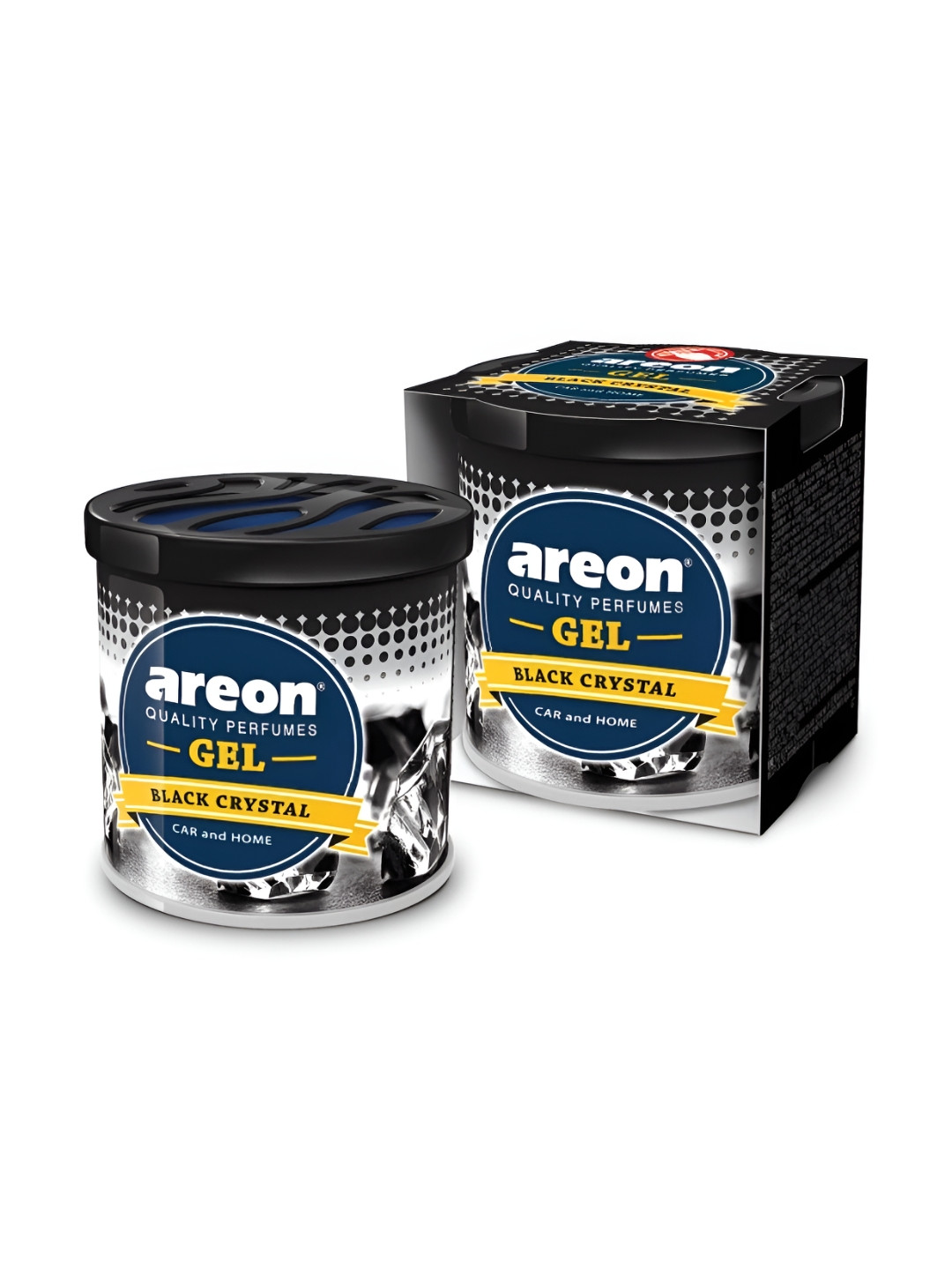 AREON Black Crystal Car Air Freshener- 0.080ml