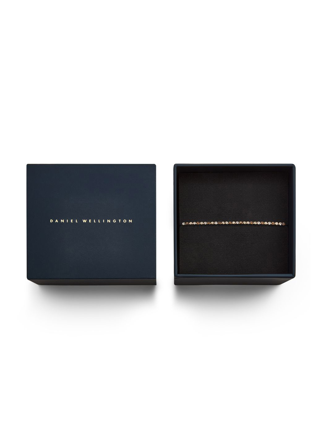 Daniel Wellington Classic Tennis Gold Metal Bracelet For Women-DW00401113