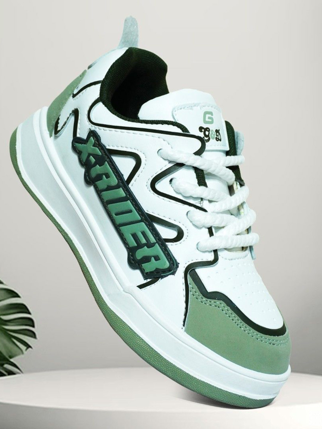 G&D Kids Lace-Ups Round Toe Sneakers